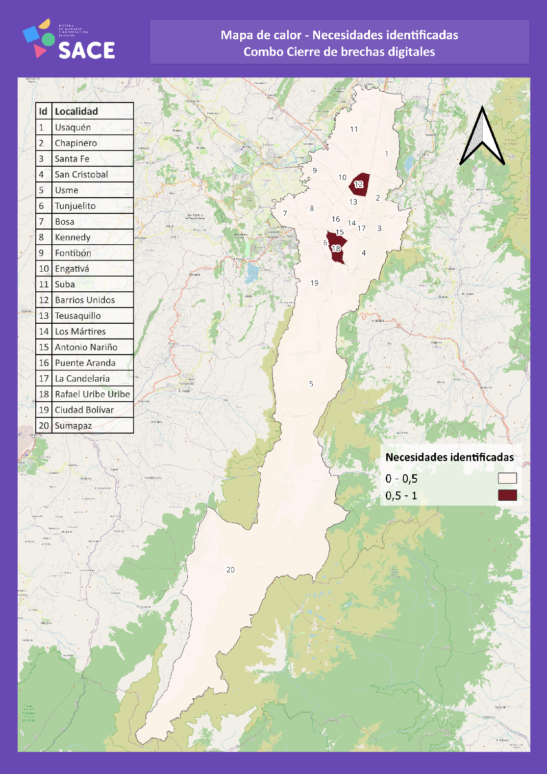 cierre de las brechas digitales, necesidades