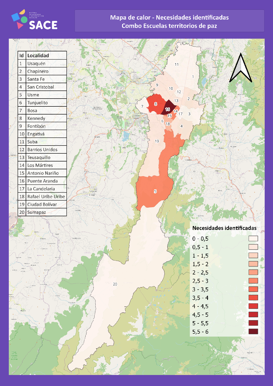 Escuelas territorios de paz, necesidades